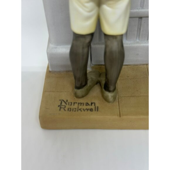 Danbury Mint Figurine The 12 Porcelain Figurines The RIVALS Norman Rockwell - Picture 5 of 7